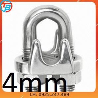 10 Cóc khóa dây cáp phi 4mm cáp thép giá sỉ