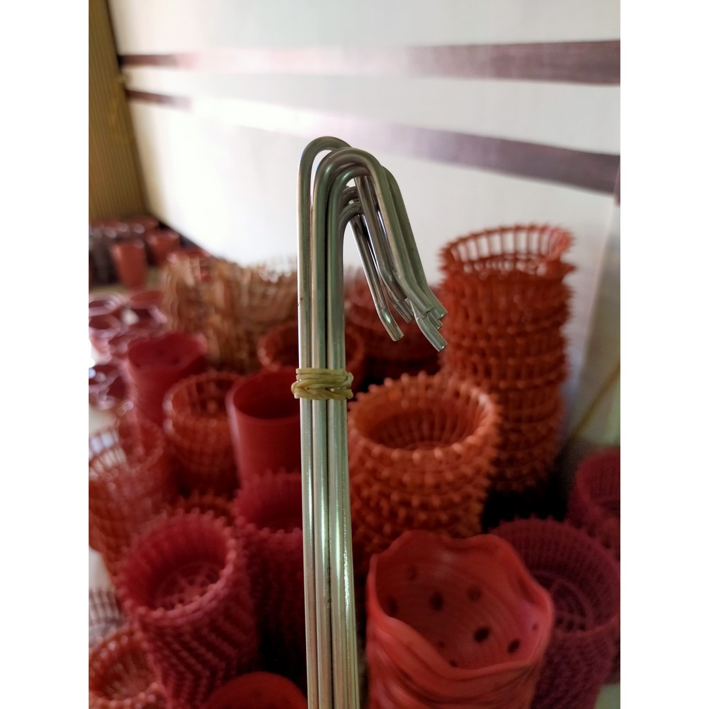 Set 10 Móc nối inox treo lan dài 1mét - hàng loại 1- li to - 100% inox chống han rỉ