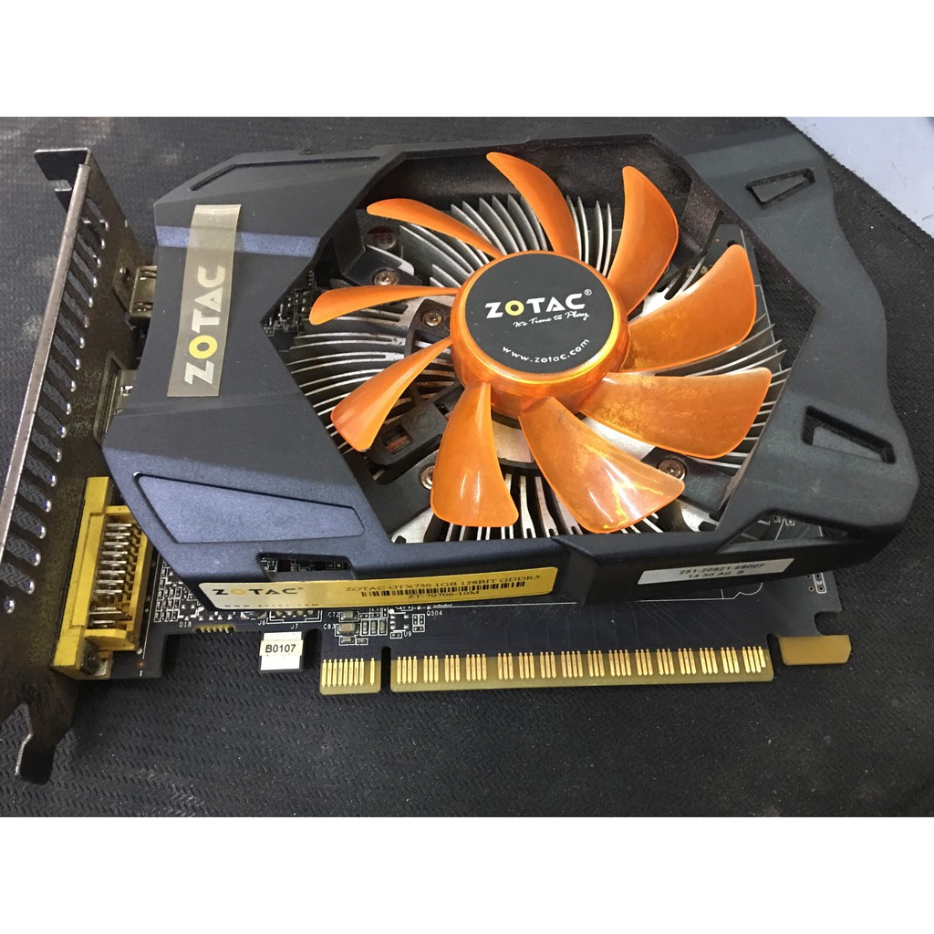 Card Màn Hình Zotac GTX 750 1Gb DDR5 Không Dùng Nguồn