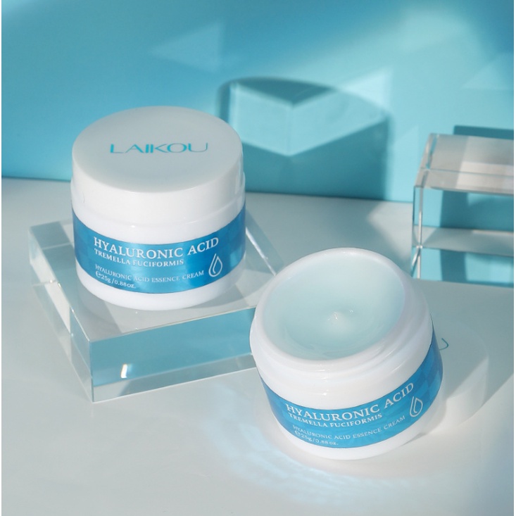 Kem Dưỡng Da Mặt Laikou Axit Hyaluronic cấp nước khóa ẩm thu nhỏ lỗ chân lông 25g