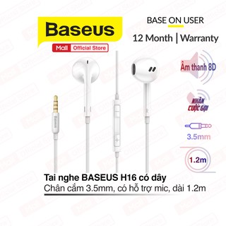 Tai Nghe Nhét Tai Baseus H16