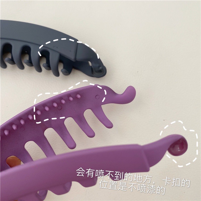 Kẹp tóc màu nhám mẫu mới