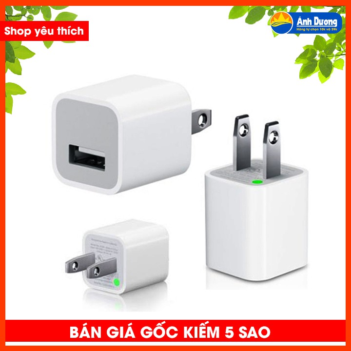 [ HOTTT ] [ SALE SALE ] Cục sạc điện thoại 5V Iphone Samsung hàng đẹp hàng chuẩn