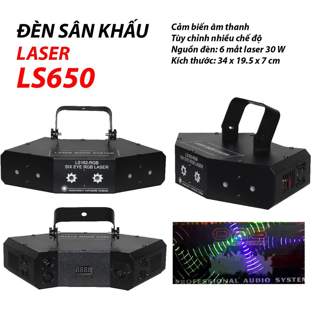 Đèn sân khấu Laser LS650