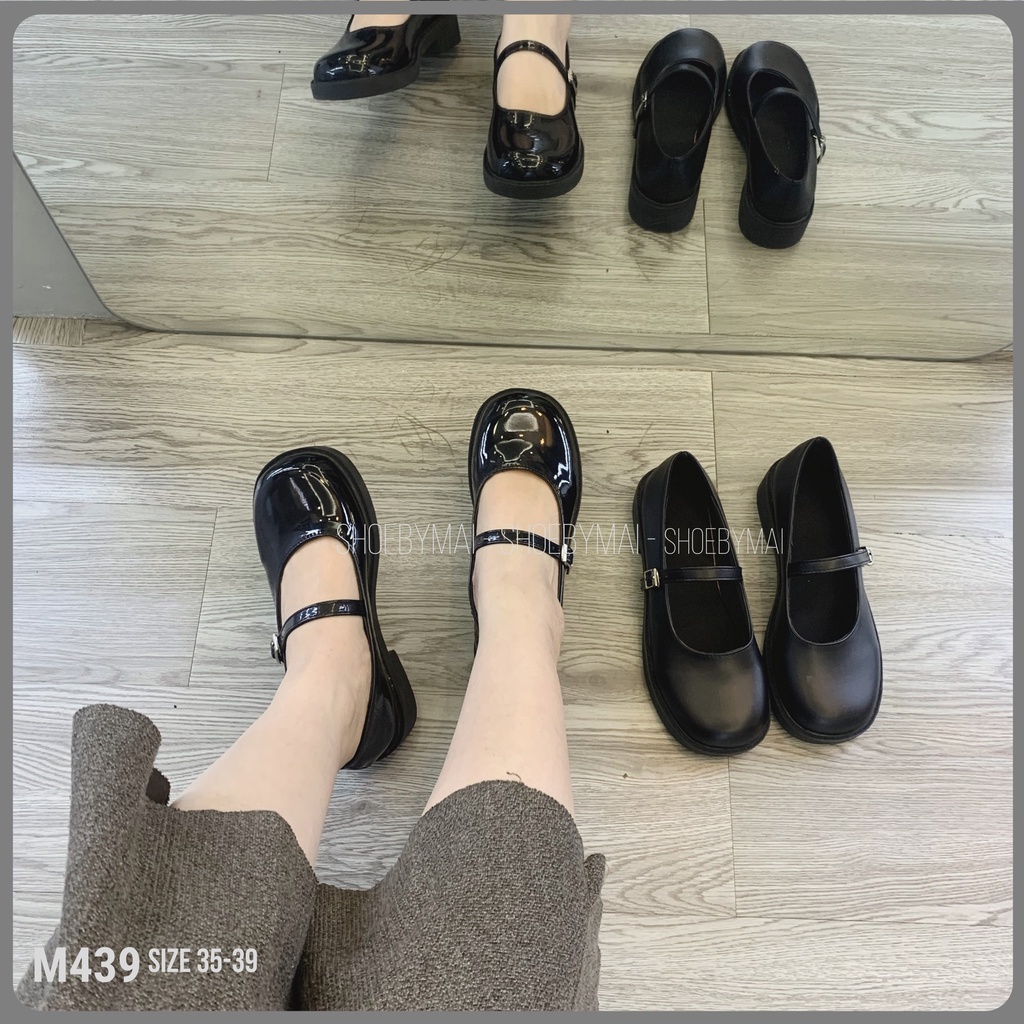 Giày búp bê nữ quai ngang cá tính M439 SHOEBYMAI