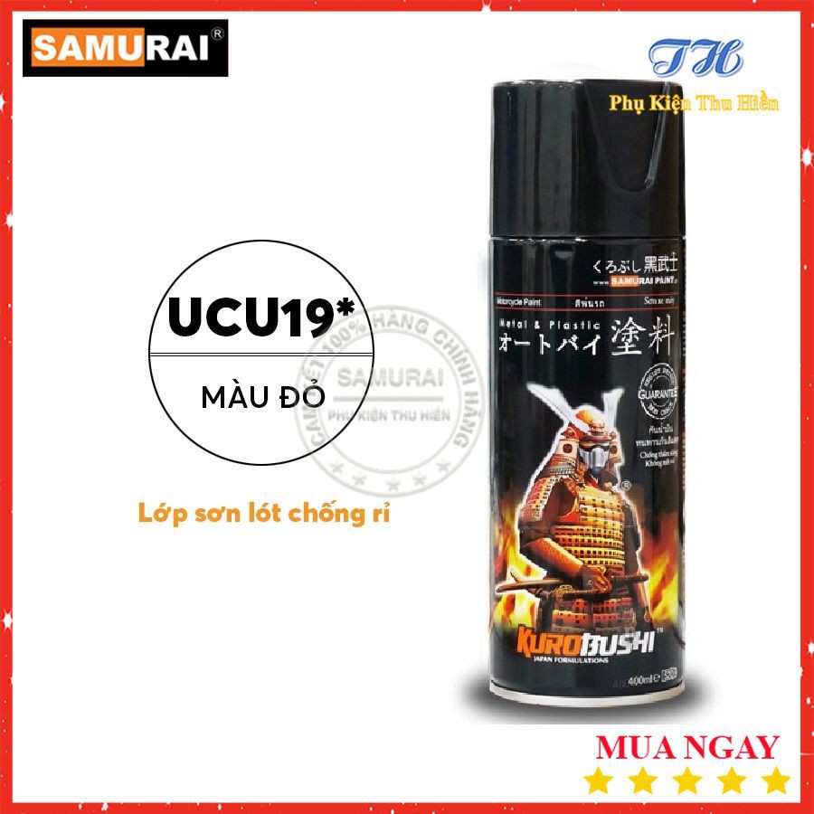 Sơn Lót Chống Rỉ Sét Samurai - UCU19 ( Màu Đỏ)