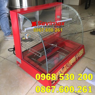Tủ trưng bày giữ nóng thực phẩm mini