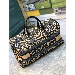 Túi trống du lịch dio họa tiết beo thổ cẩm nhiều màu mới