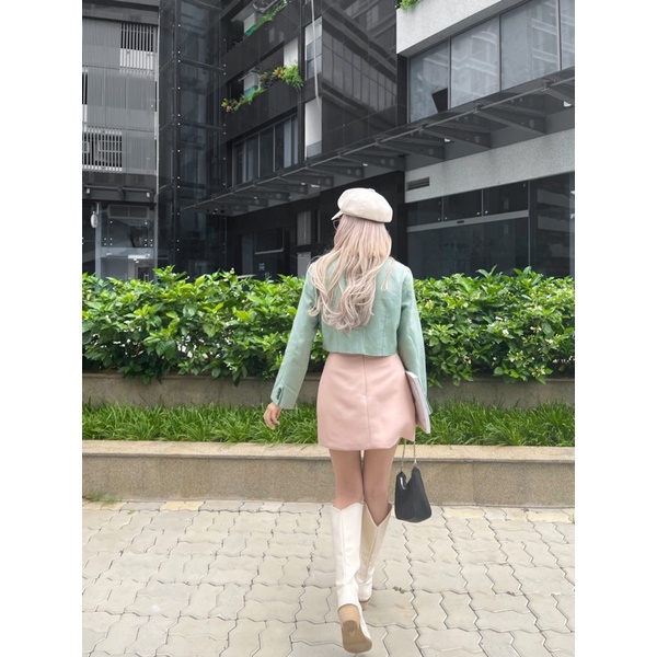 Áo vest kiểu croptop GREY SUIT