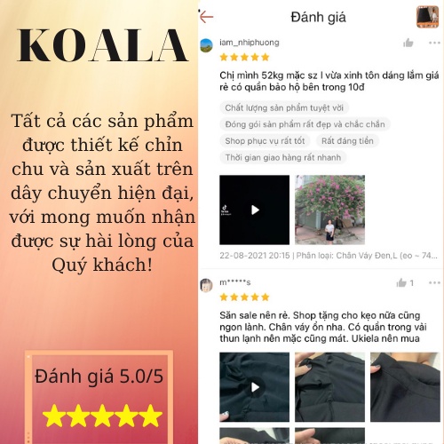 Chân váy ngắn chữ A lưng cao KOALA, Chân váy chữ A ngắn trên gối phong cách công sở kiểu dáng trẻ trung - CV06 | BigBuy360 - bigbuy360.vn