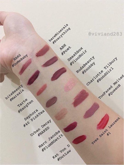 [Tách set] Son trong set Give Me More Lips Sephora 2018