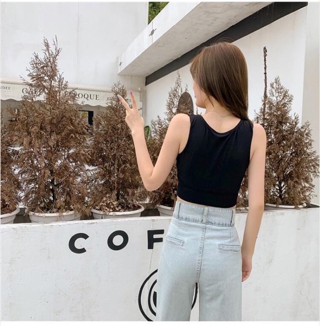 Áo Bra thể thao kèm mút, ÁO CROPTOP  3 màu 8860