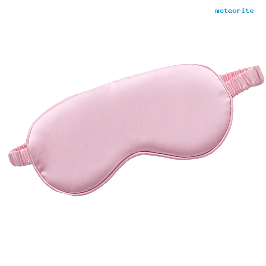 Miếng Bịt Mắt Ngủ Bằng Lụa Thoải Mái Có Đệm Lót Thư Giãn Khi Đi Du Lịch
