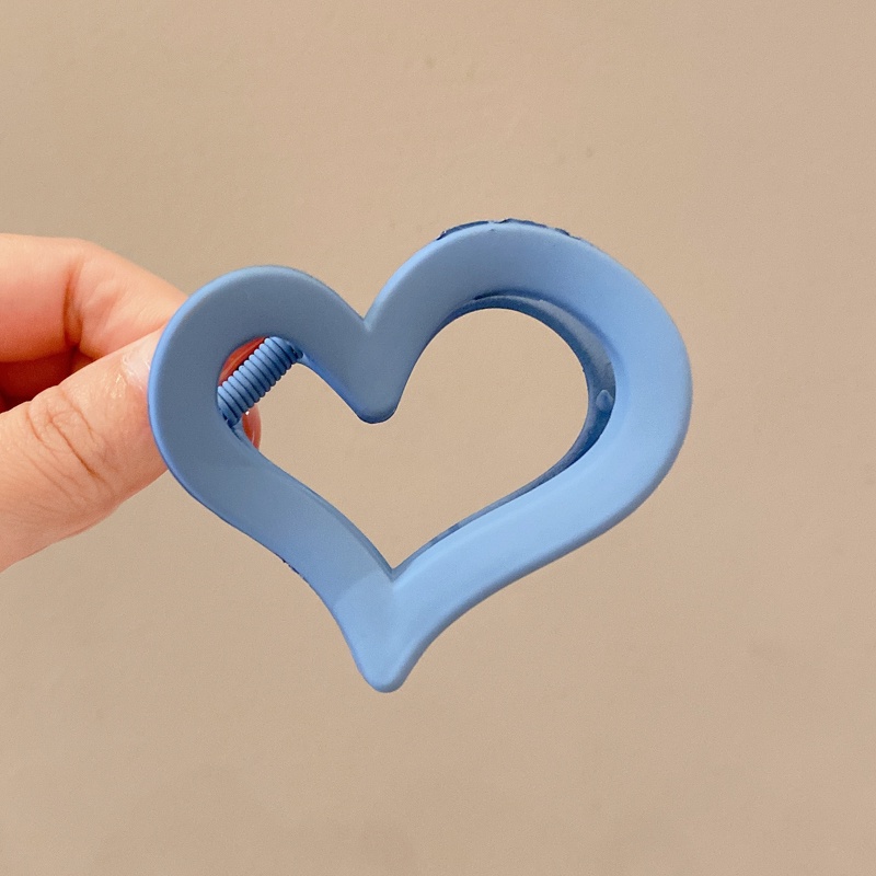 Kẹp tóc hình trái tim dễ thương phong cách Hàn Quốc