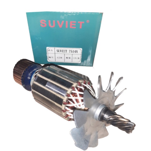 Rô to máy CẮT SẮT KEN 7514A , RUỘT MÁY CẮT 3T5 , 7514,