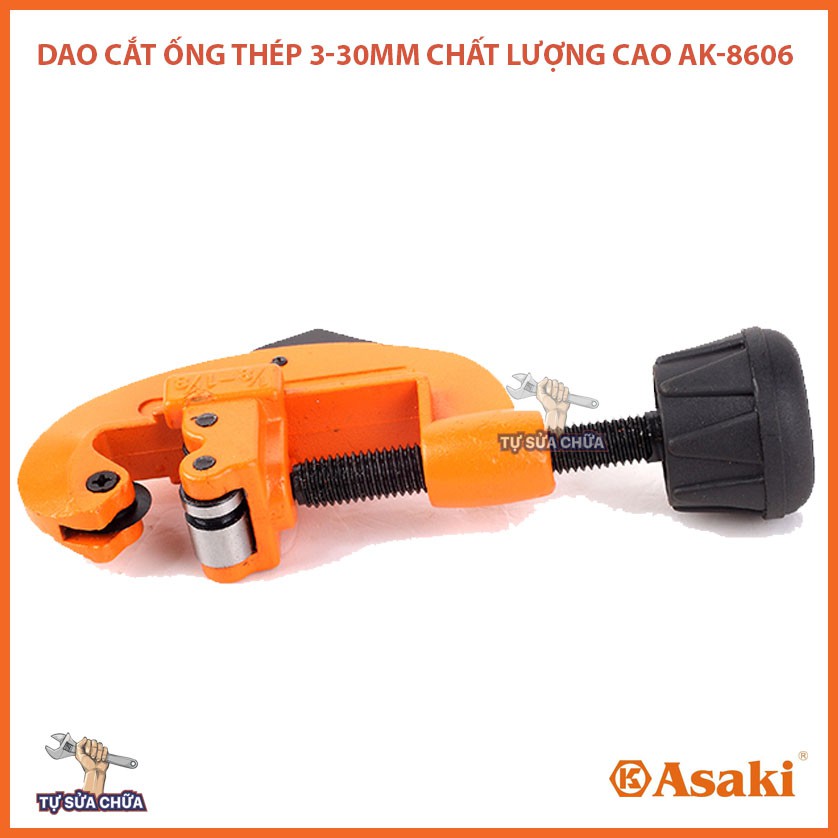 Dao cắt ống ASAKI AK-8606 3-30mm chuyên cắt ống đồng, ống nhôm, ống thép, kim loại mỏng siêu sắc, chất lượng cao