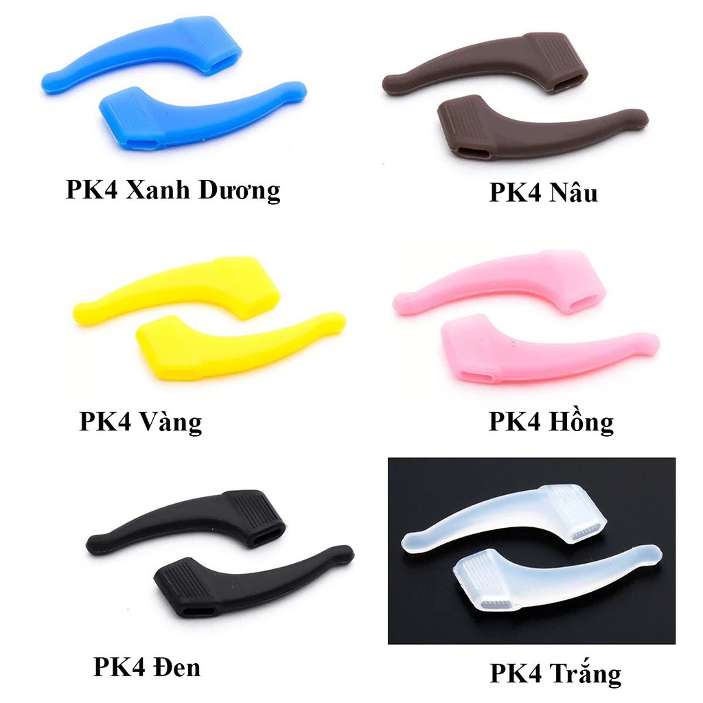 Bộ gài tai silicone Zotano chống rơi kính khi hoạt động PK4