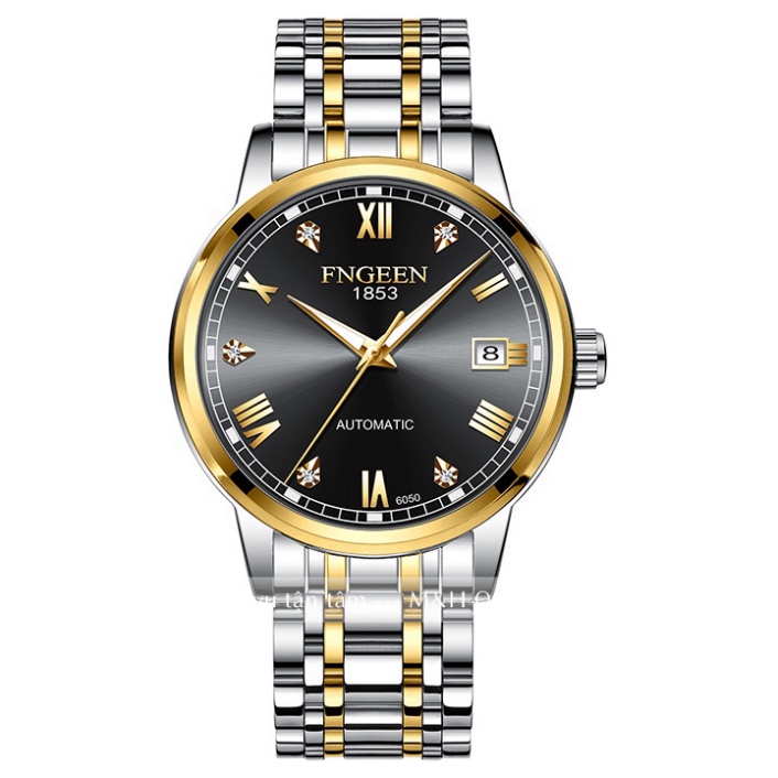 Đồng hồ cơ automatic nam Fngeen 6050 cao cấp chính hãng, dây thép không gỉ, sang trọng đẹp giá rẻ [Tặng tháo dây] | BigBuy360 - bigbuy360.vn