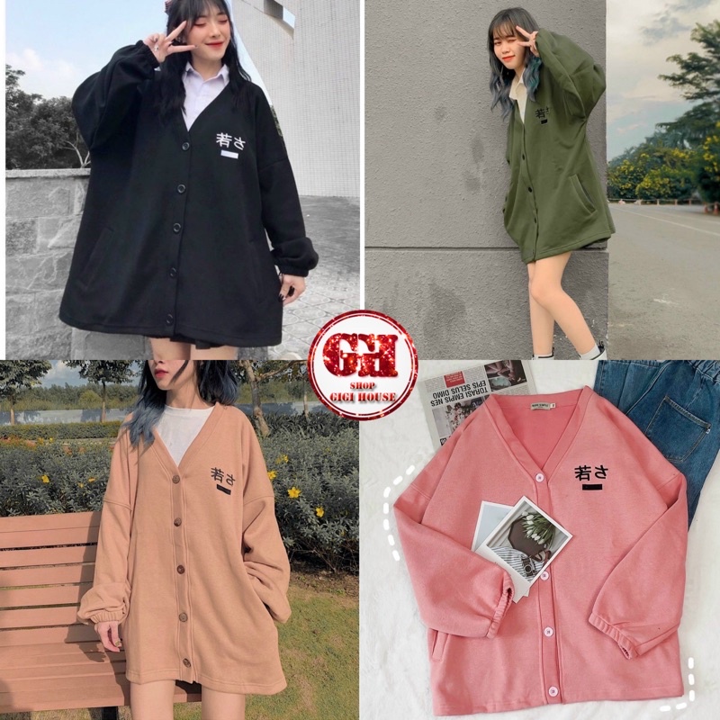 Áo Khoác CARDIGAN Thuê Chữ Form Đẹp Nam, Nữ Ulzzang Gigihouse | BigBuy360 - bigbuy360.vn