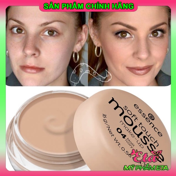 Phấn tươi Đức ESSENCE SOFT TOUCH MOUSSE che phủ tốt - Siêu hot