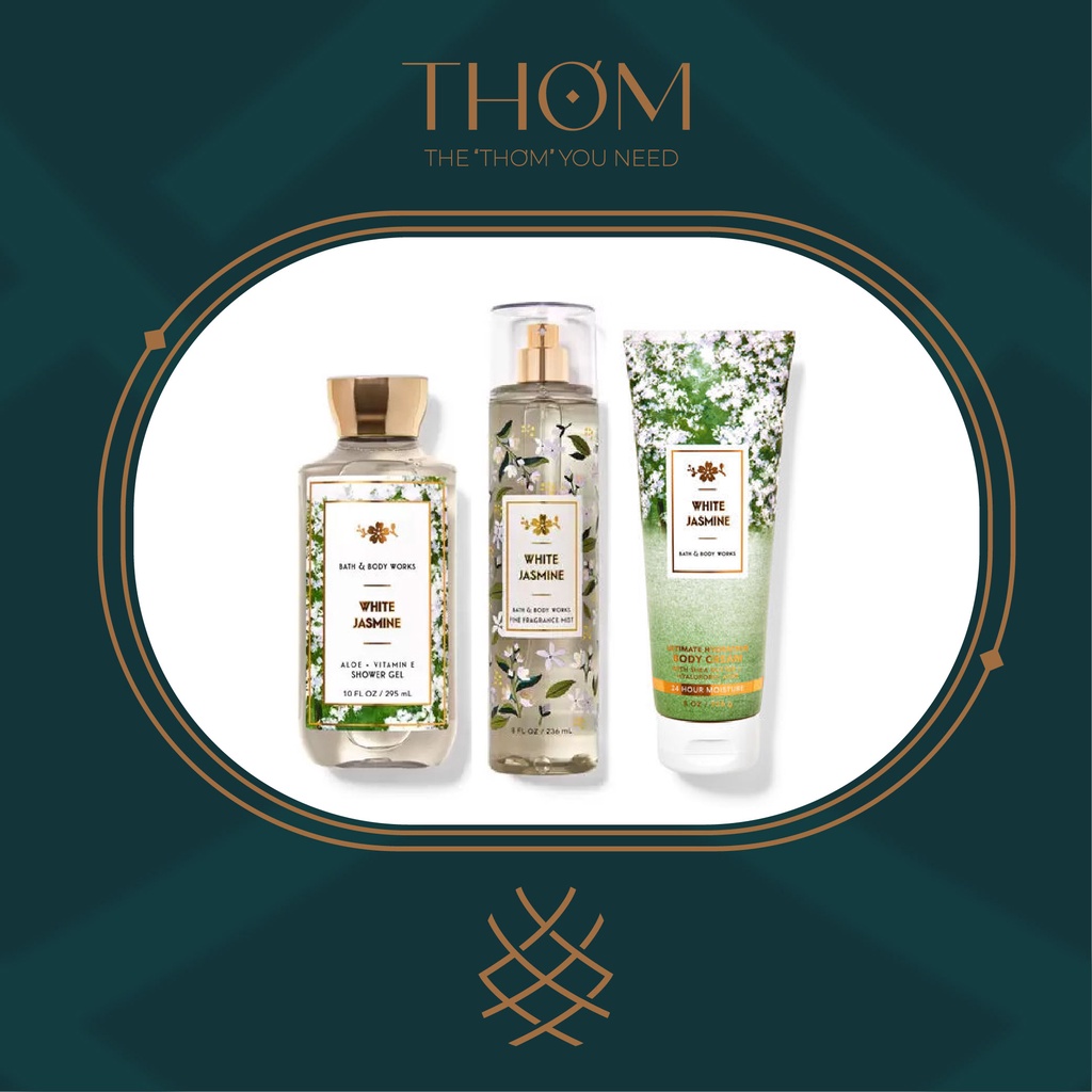 WHITE JASMINE | Sản Phẩm Xịt Thơm Bath &amp; Body Works