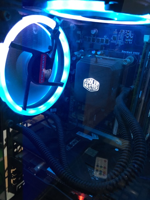 Thùng máy cây led rgb đổi màu, tản nước | BigBuy360 - bigbuy360.vn