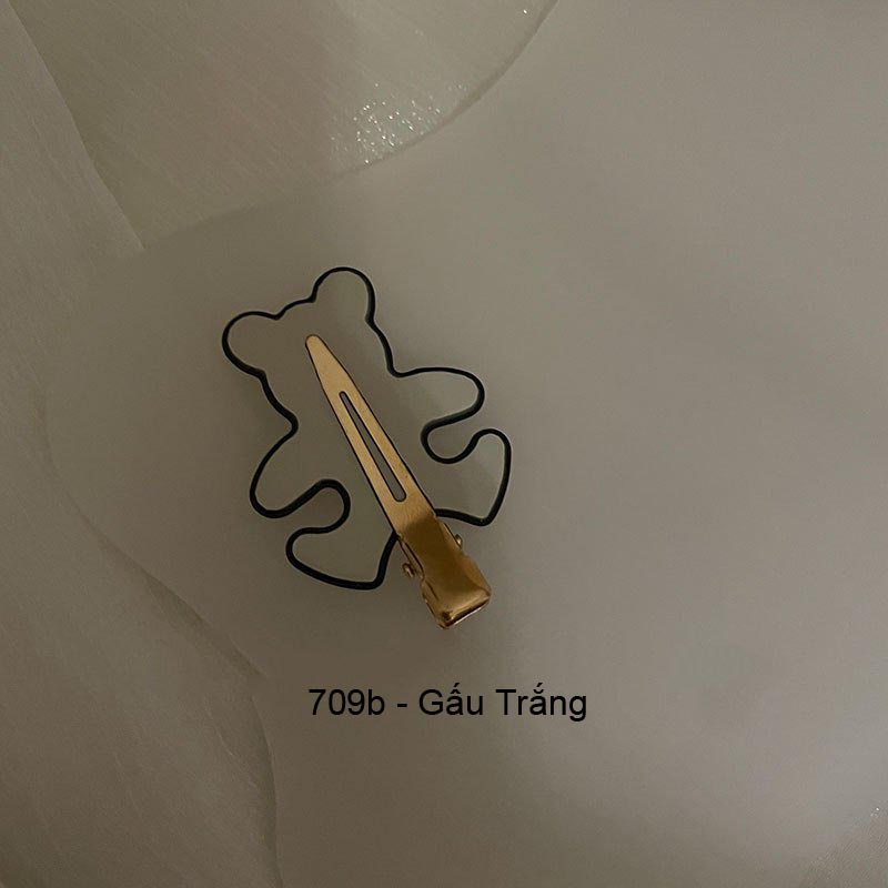 (0709) Cặp Tóc Mái Nhựa Hàn Quốc Năng Động