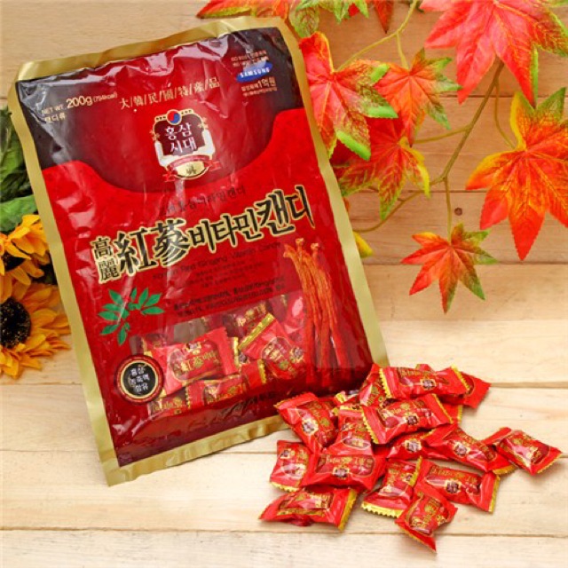 Kẹo Sâm Đỏ Red Ginseng Hàn Quốc 200g