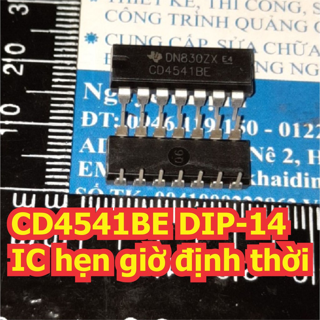 5 con CD4541BE HEF HCF CD4541 DIP-14 IC hẹn giờ định thời kde6484