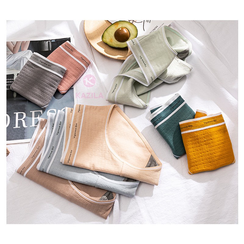 Quần lót nữ cotton cao cấp tân cổ điển Vigorou Girl, quần chip nữ kháng khuẩn co giãn siêu thấm Kazila QLH56 | BigBuy360 - bigbuy360.vn