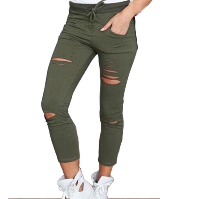 FREESHIP ĐƠN 99K_ Quần legging phối rách thời trang cá tính cho nữ | BigBuy360 - bigbuy360.vn