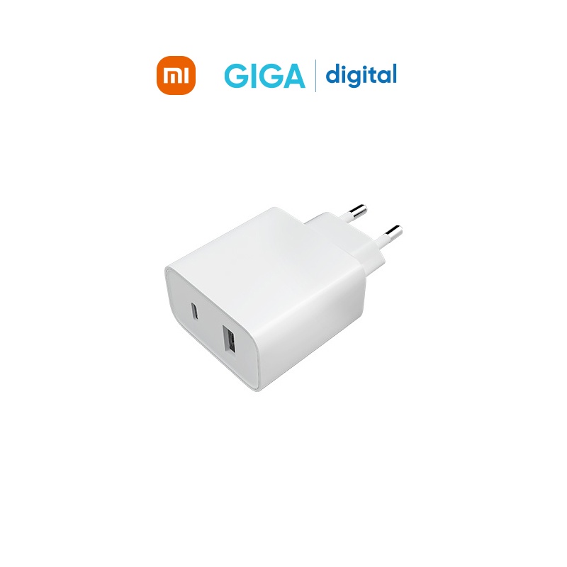 Củ sạc nhanh 2 cổng Xiaomi Mi 33W Wall Charger - Củ sạc Xiaomi 33W Wall Charger (Type-A + Type-C) sạc iPhone và Android