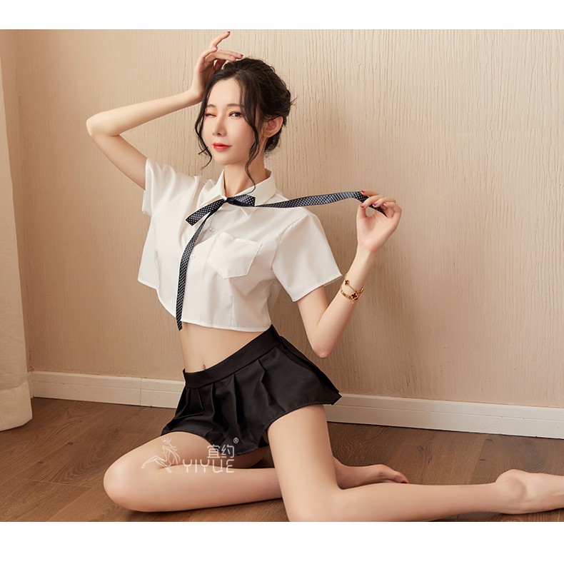 Đồ ngủ Cosplay nữ sinh thắt cà vạt sexy | BigBuy360 - bigbuy360.vn