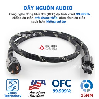 Furukawa jp-01 - dây nguồn audio hifi 1.5m chính hãng