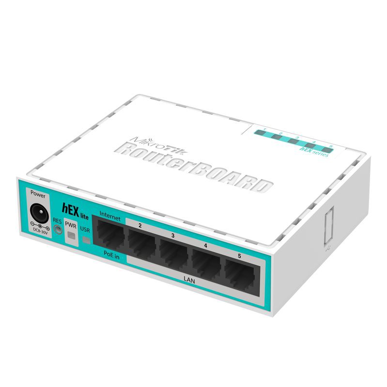 [Giao hàng 1h] Thiết bị router, cân bằng tải nhiều đường mạng  Mikrotik RB750r2  ( hEX lite)