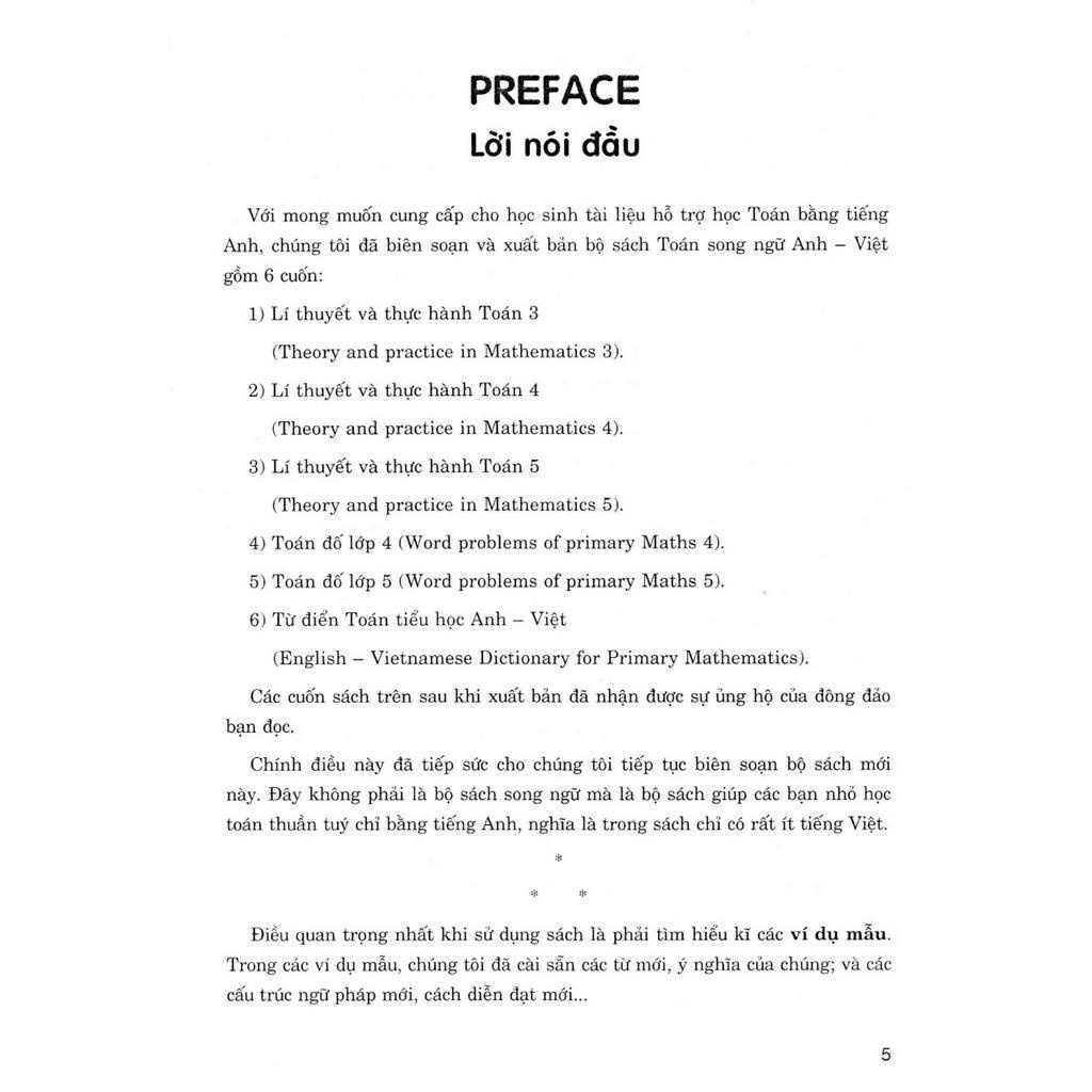 Sách - We Learn Maths In English - Em Học Toán Bằng Tiếng Anh 4   - HAB