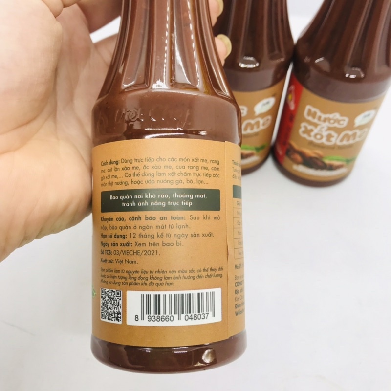 Nước Sốt Me Việt Chef Nước Xốt Me Chấm Đồ Nướng Chuẩn Vị Me Siêu Ngon 210ml