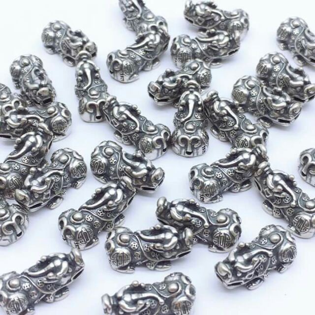 SỈ SIÊU RẺ  Charm Tỳ Hưu bạc Thái hàng đẹp - Bạc xịn loại 1, PH033