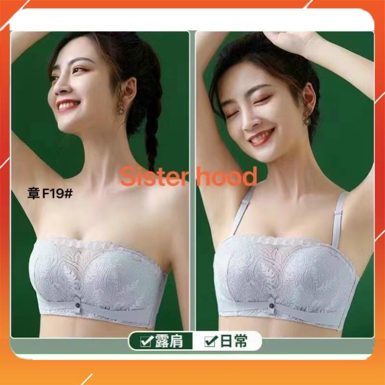 Áo ngực, Áo lót nữ cup ngực ren cao cấp không gọng đệm mút vừa ôm gọn nâng đẩy ngực mặc được nhiều kiểu A11215