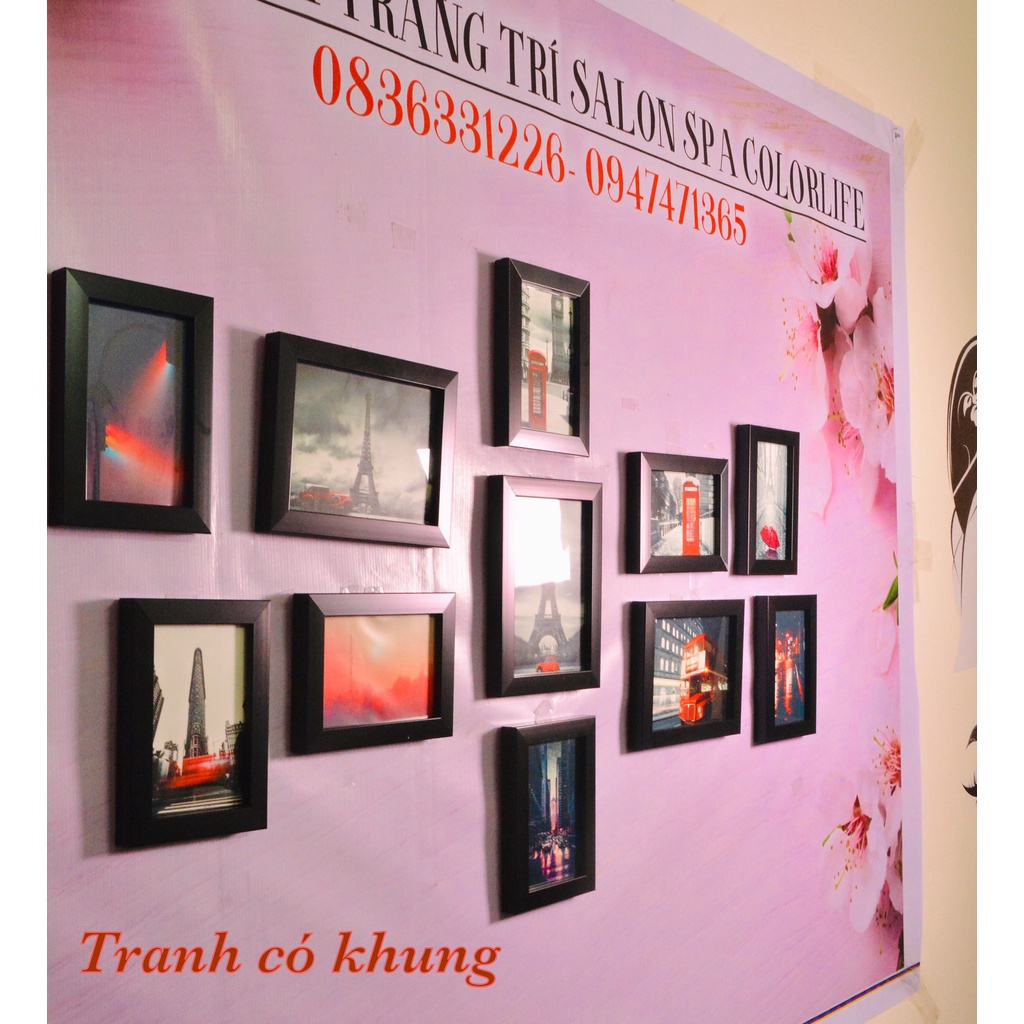 Bộ Khung Tranh Ảnh Treo Dán Tường Đẹp Decor Trang Trí Phòng Khách - Phòng Ngủ -Nhà Cửa- KA2 ÁNH DƯƠNG