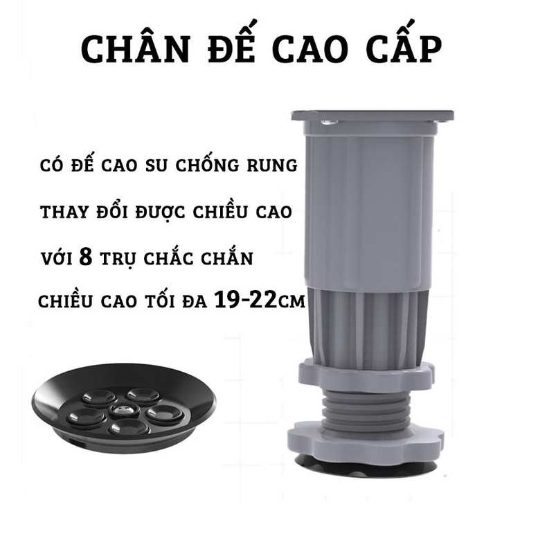 [CAO 22cm ]Chân kê máy giặt tủ lạnh(45-65cm)