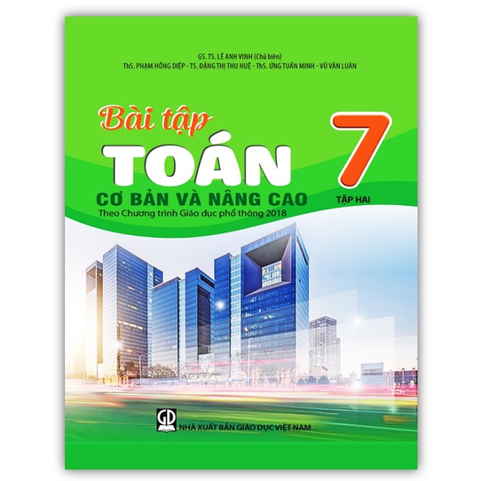 Sách - Combo Bài tập Toán 7 tập 1 + tập 2 cơ bản và nâng cao (Theo Chương trình Giáo dục phổ thông 2018)