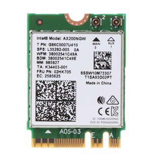 Card Wifi-bluetooth 5.0 Intel AC 9560/ Ax200