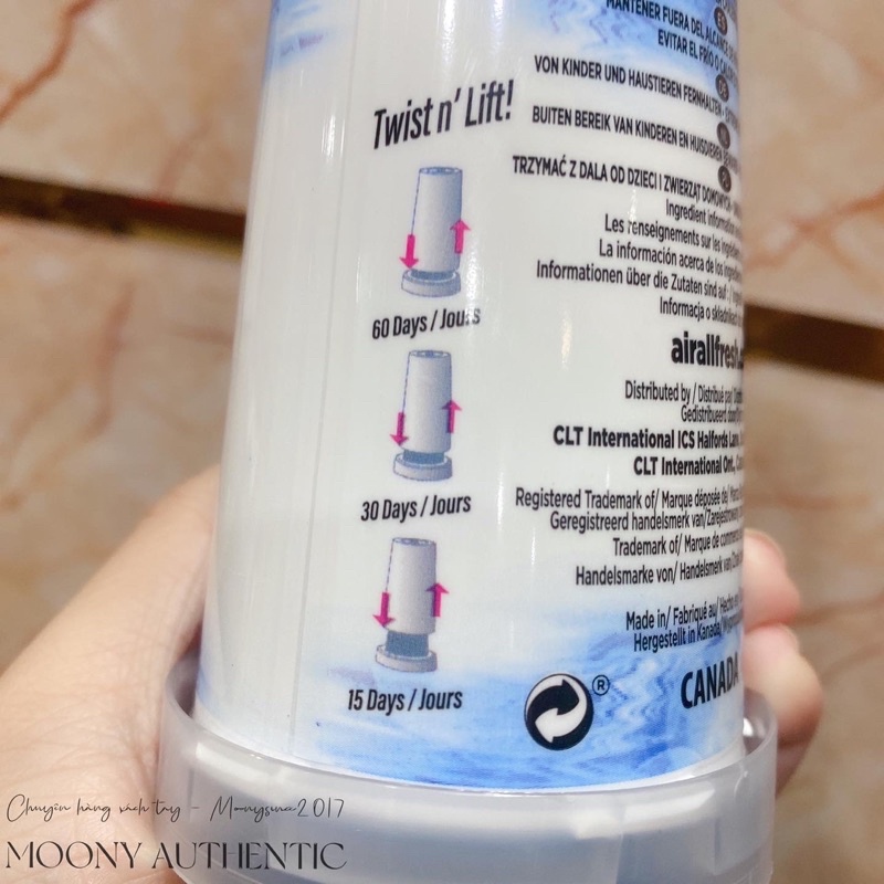 Sáp thơm Phòng Nội Địa Canada  Airall 170g