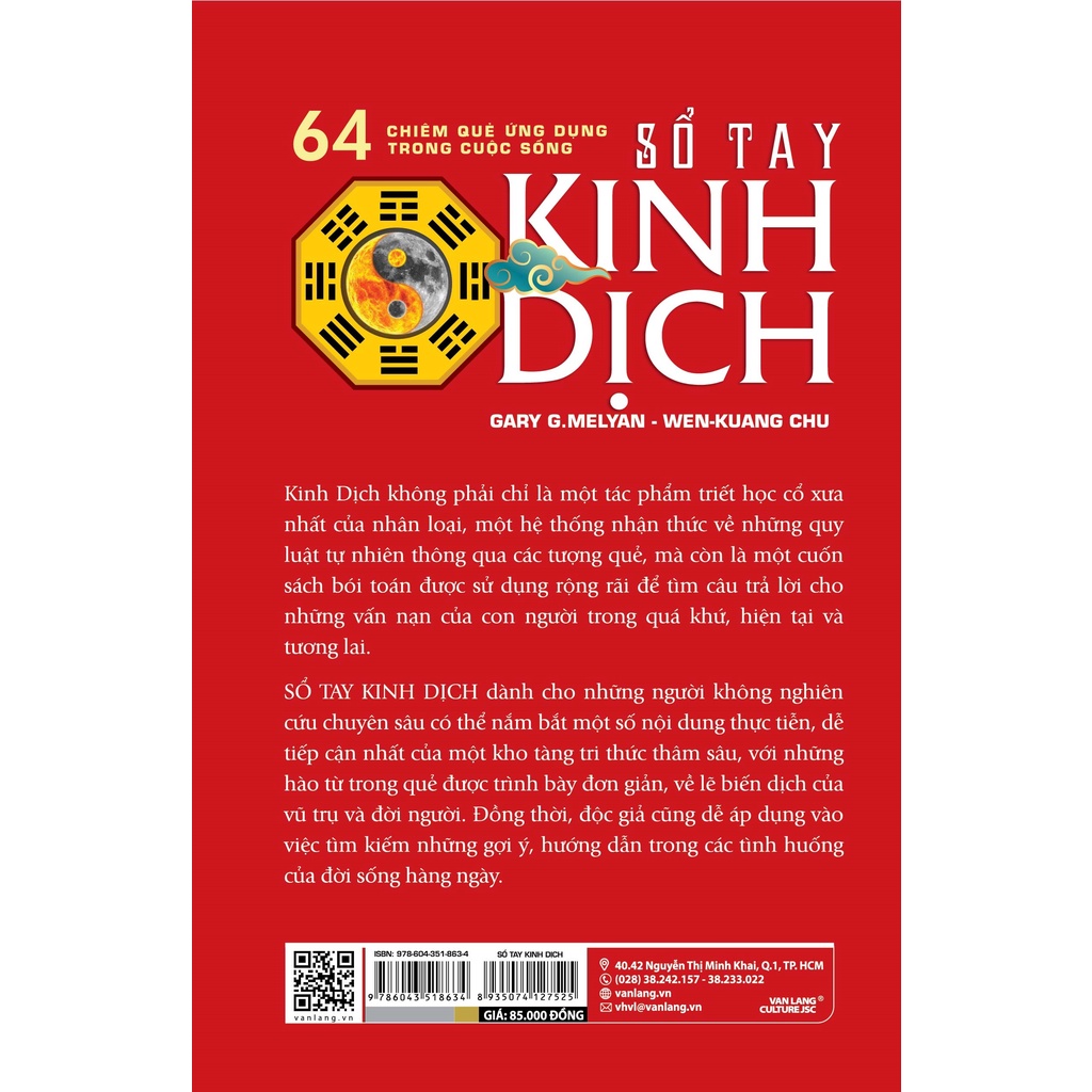 Sách Vanlangbooks - Sổ Tay Kinh Dịch