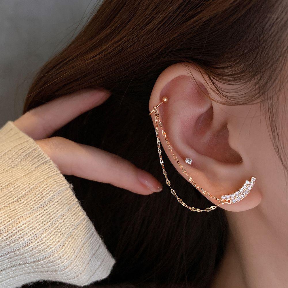 Khuyên Tai Dạng Chuỗi Tua Rua Dài Độc Đáo