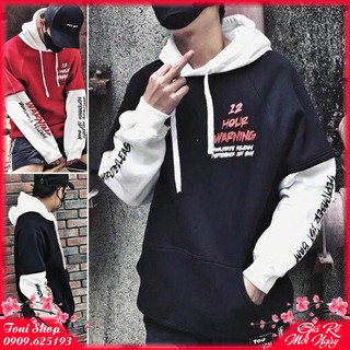 (4.8 sao) ÁO HOODIE NỈ ĐẸP Tay Phối (HD160 - Nam Nữ)