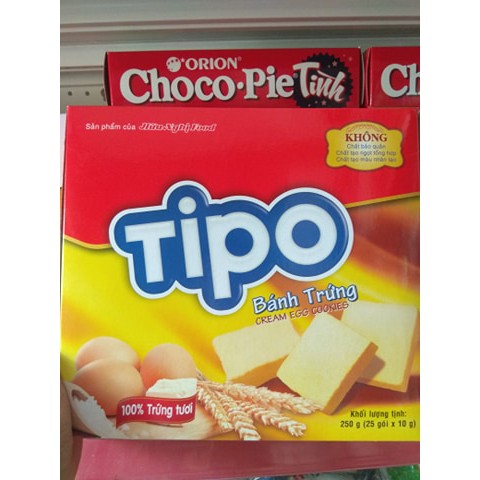 Bánh trứng Tipo hộp 250g