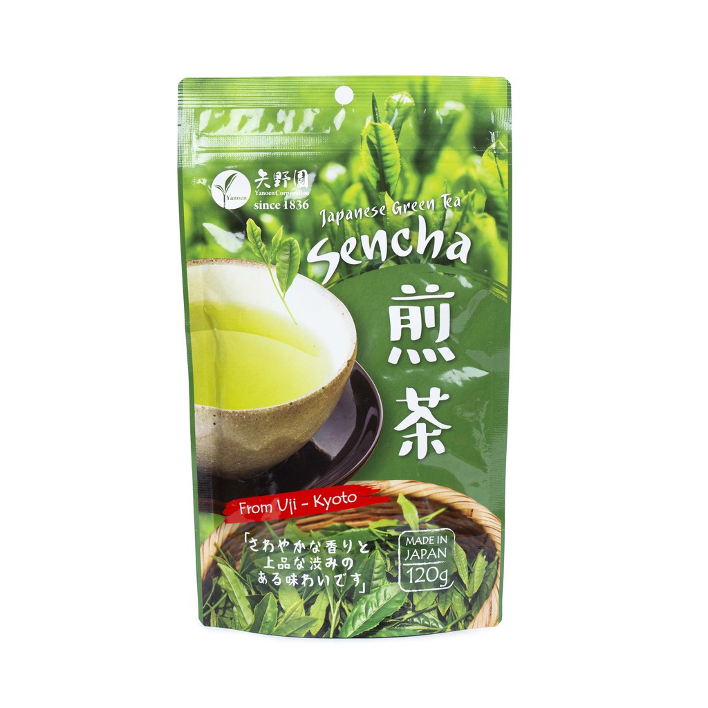 Trà Xanh Nhật Bản [Sencha Yanoen] Túi 120 Gram - Đồ uống giảm cân, tốt sức khỏe - Pha chế được Coldbrew / Anni Phân Phối