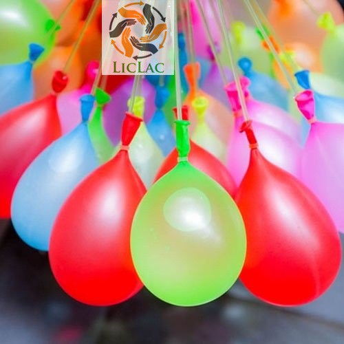 Bộ 111 Bong Bóng Nước Magic Ballons Bơm SIÊU NHANH - Chơi Siêu Vui Nhộn - Nhiều Màu sắc